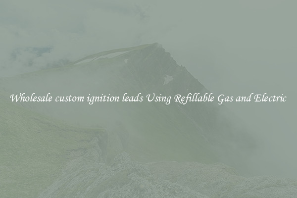 Wholesale custom ignition leads Using Refillable Gas and Electric 