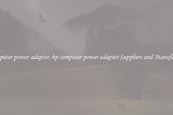 hp computer power adapter, hp computer power adapter Suppliers and Manufacturers