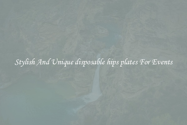 Stylish And Unique disposable hips plates For Events