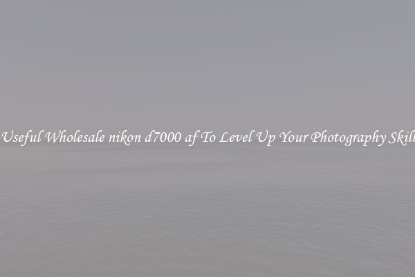 Useful Wholesale nikon d7000 af To Level Up Your Photography Skill